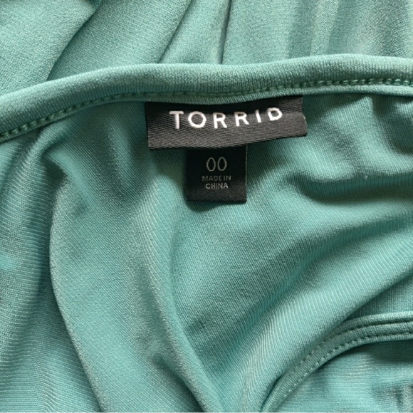 Torrid - Sea green babydoll tank - Picture 4 of 8